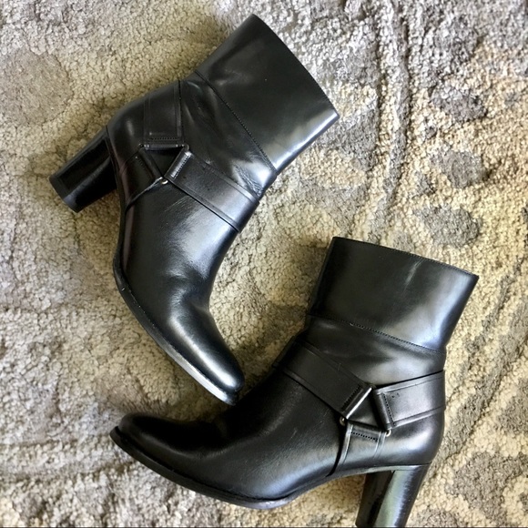 Cole Haan Shoes - COLE HAAN Nike Air Black Boots with Zipper